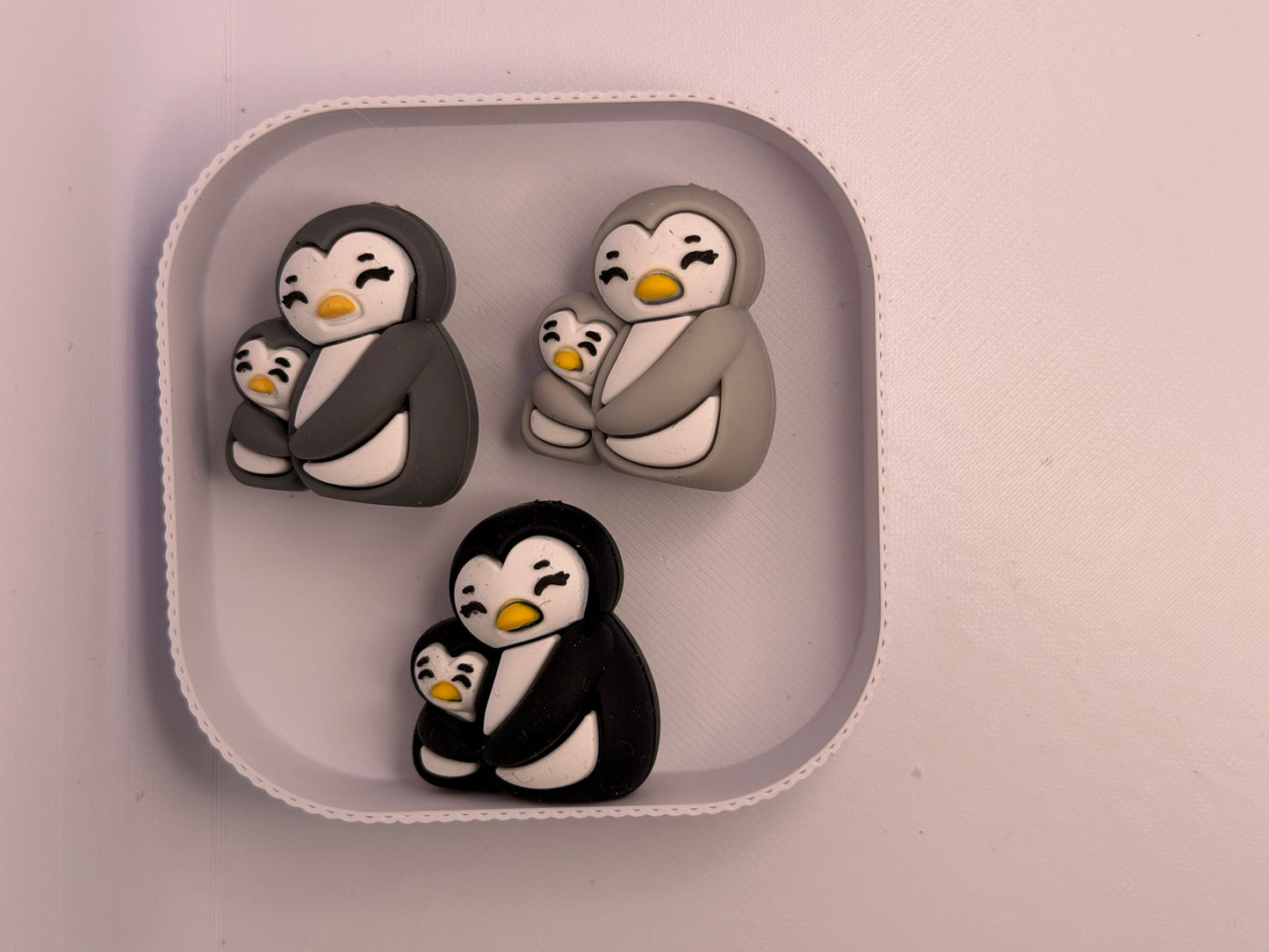 Knuffelende pinguin