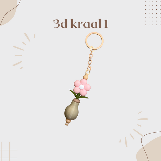3d kraal vaas