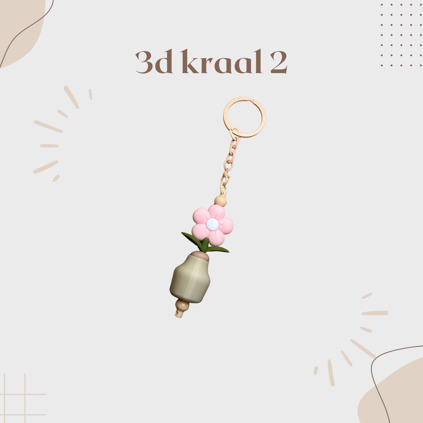 3d kraal vaas