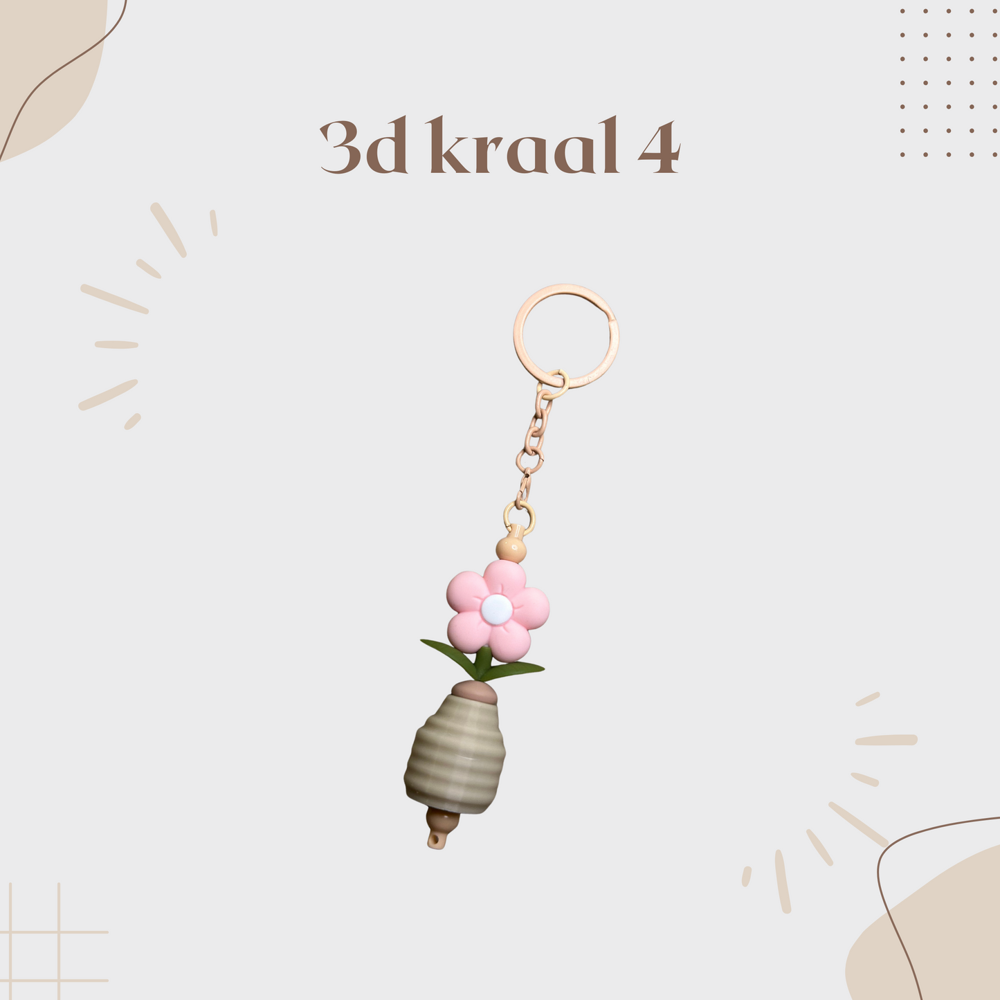 3d kraal vaas