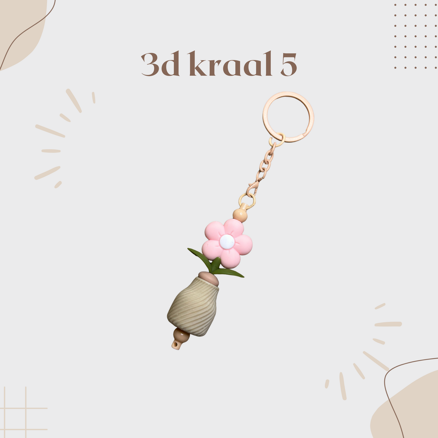 3d kraal vaas