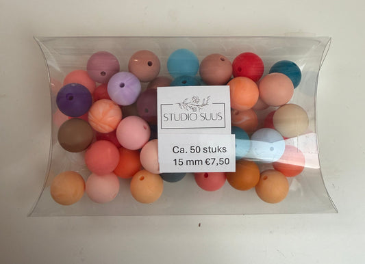 Kralen mix 15mm