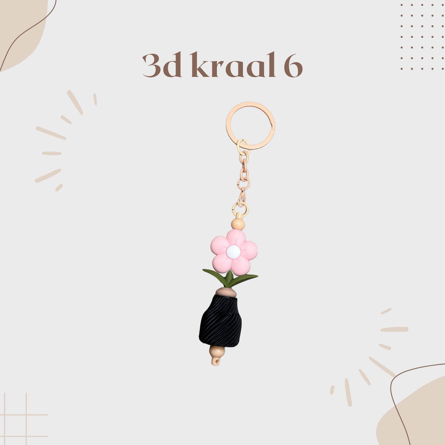 3d kraal vaas