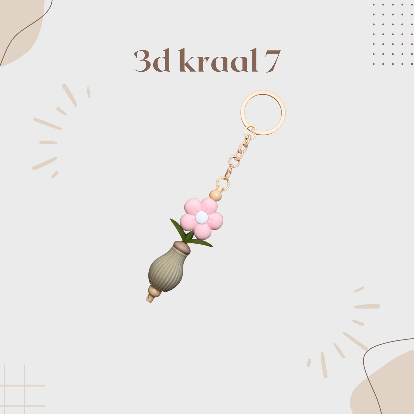 3d kraal vaas
