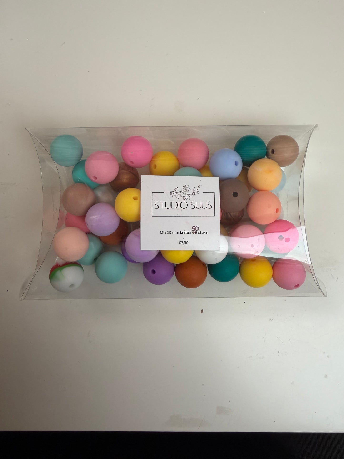 Kralen mix 15mm