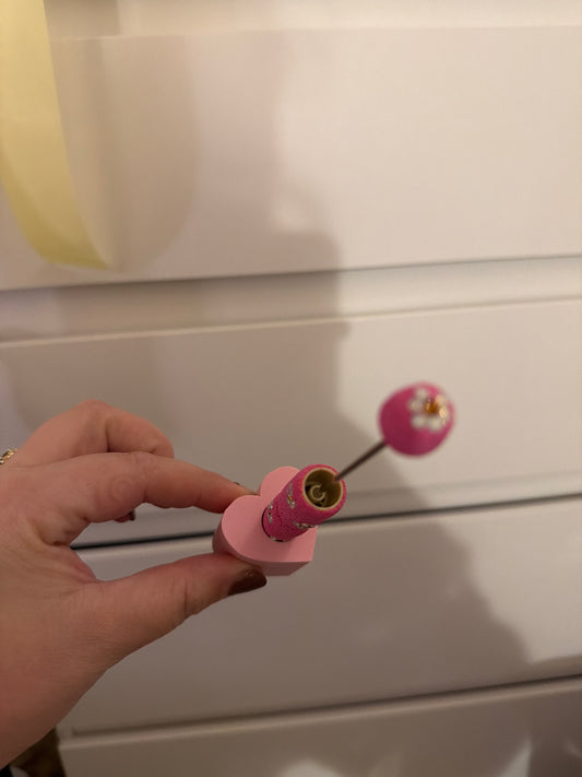Hartjes houder pen