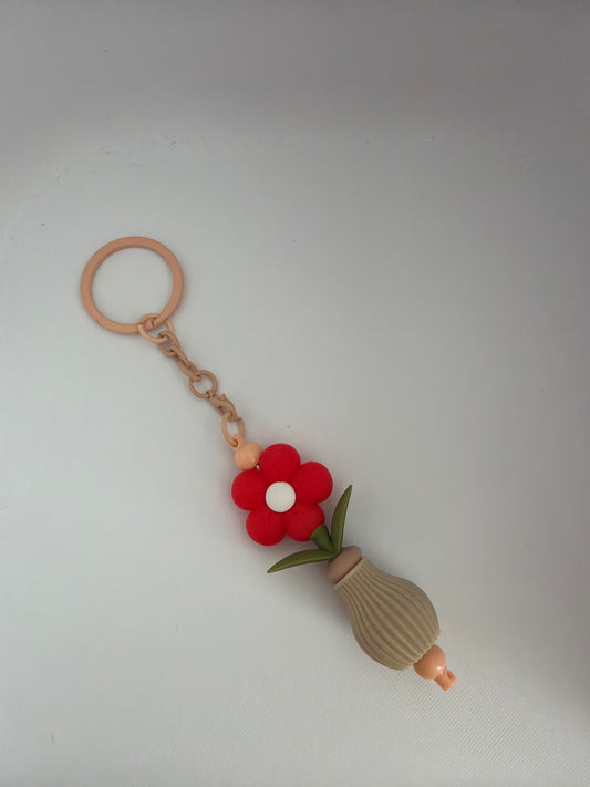 Sleutelhanger bloem